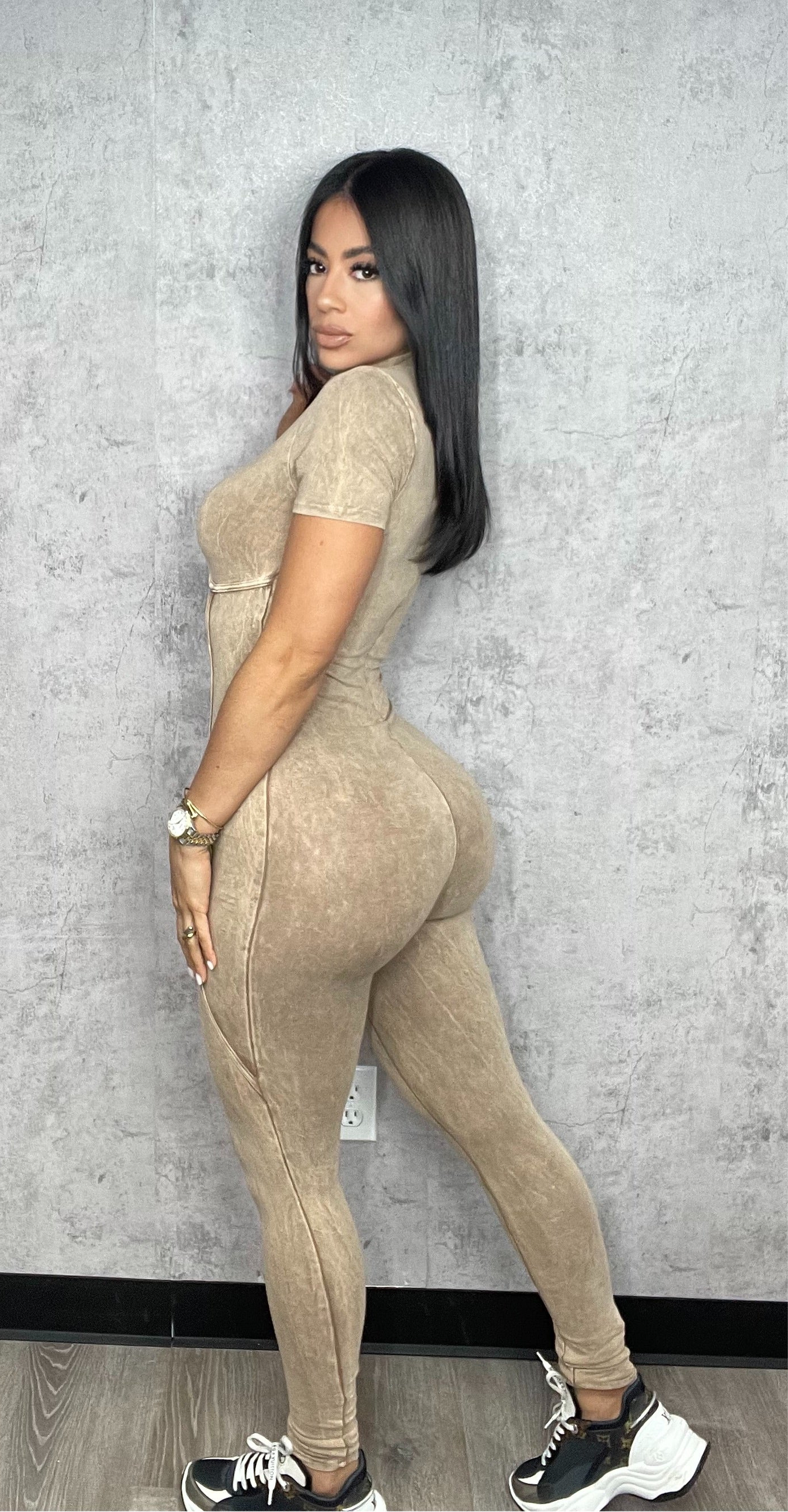 Kata Mineral Jumpsuit Mocha