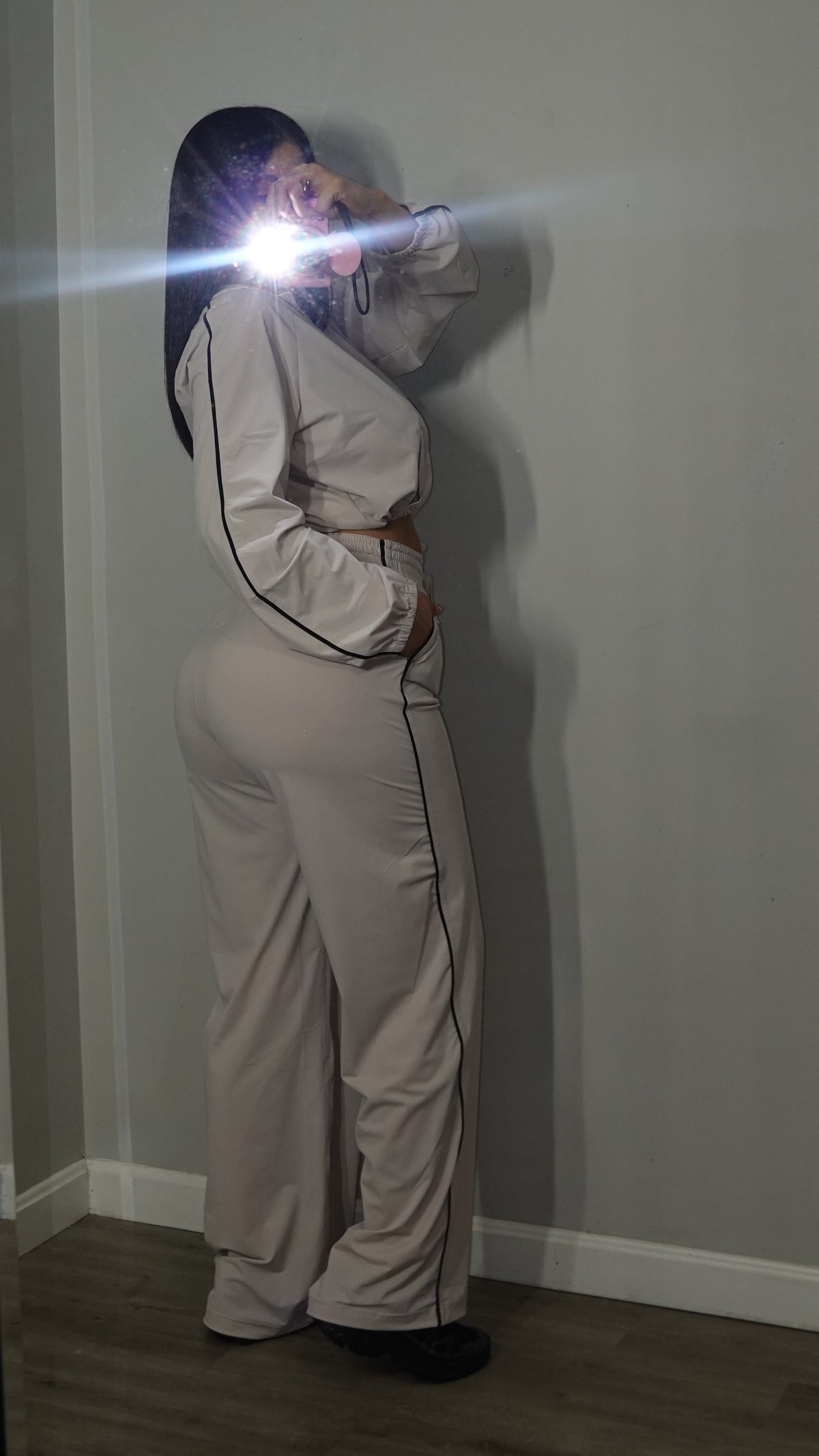ANGELINA TRACKSUIT SAND COLOR