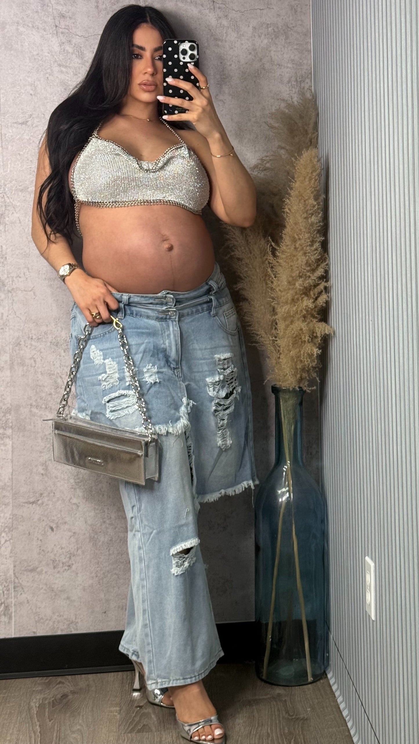 MARIAM  DOBLE DENIM PANTS