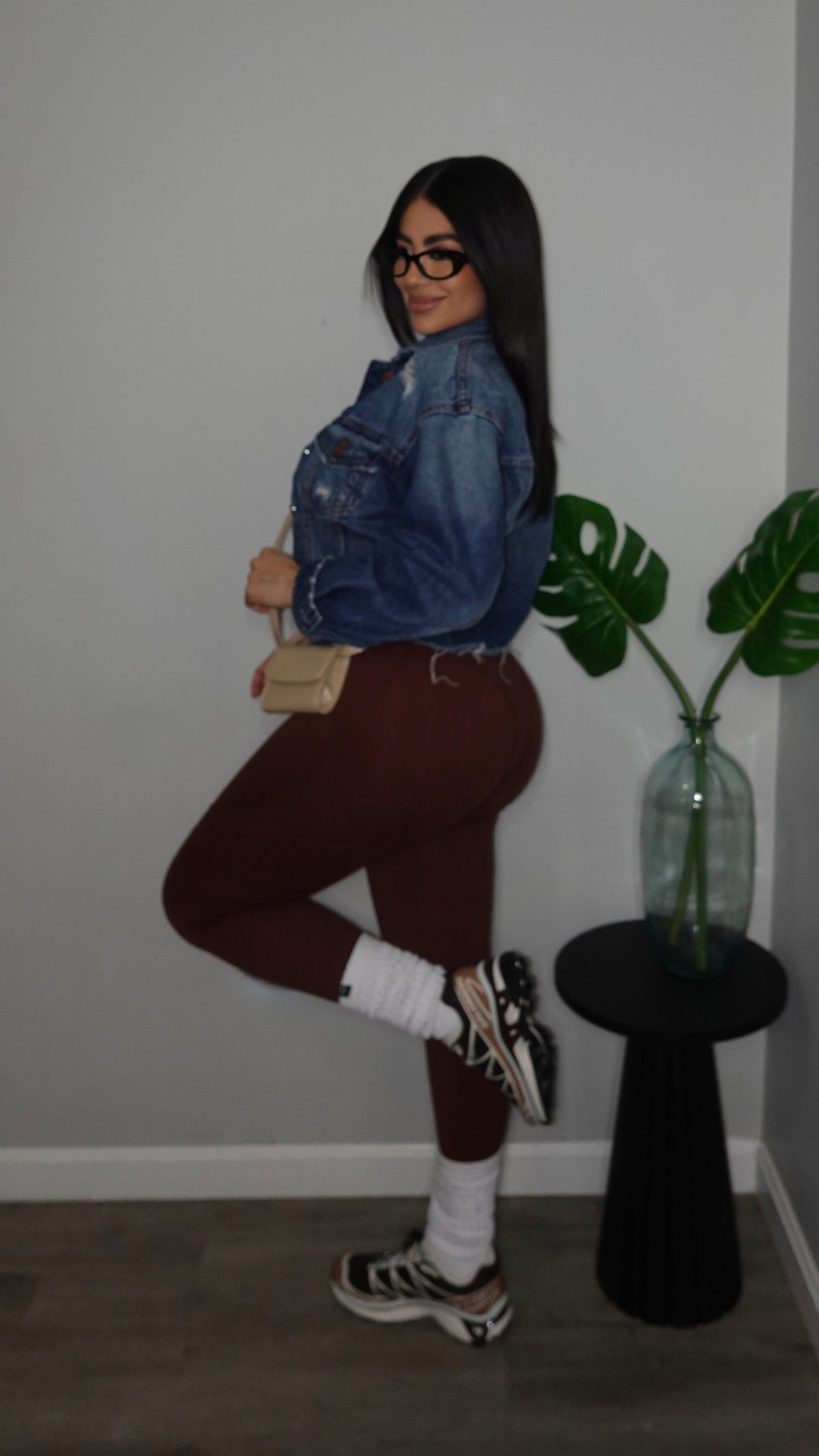 AB NAYMA BROWN PANTS SET