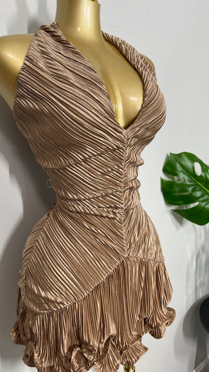 BIANCA MOCHA DRESS