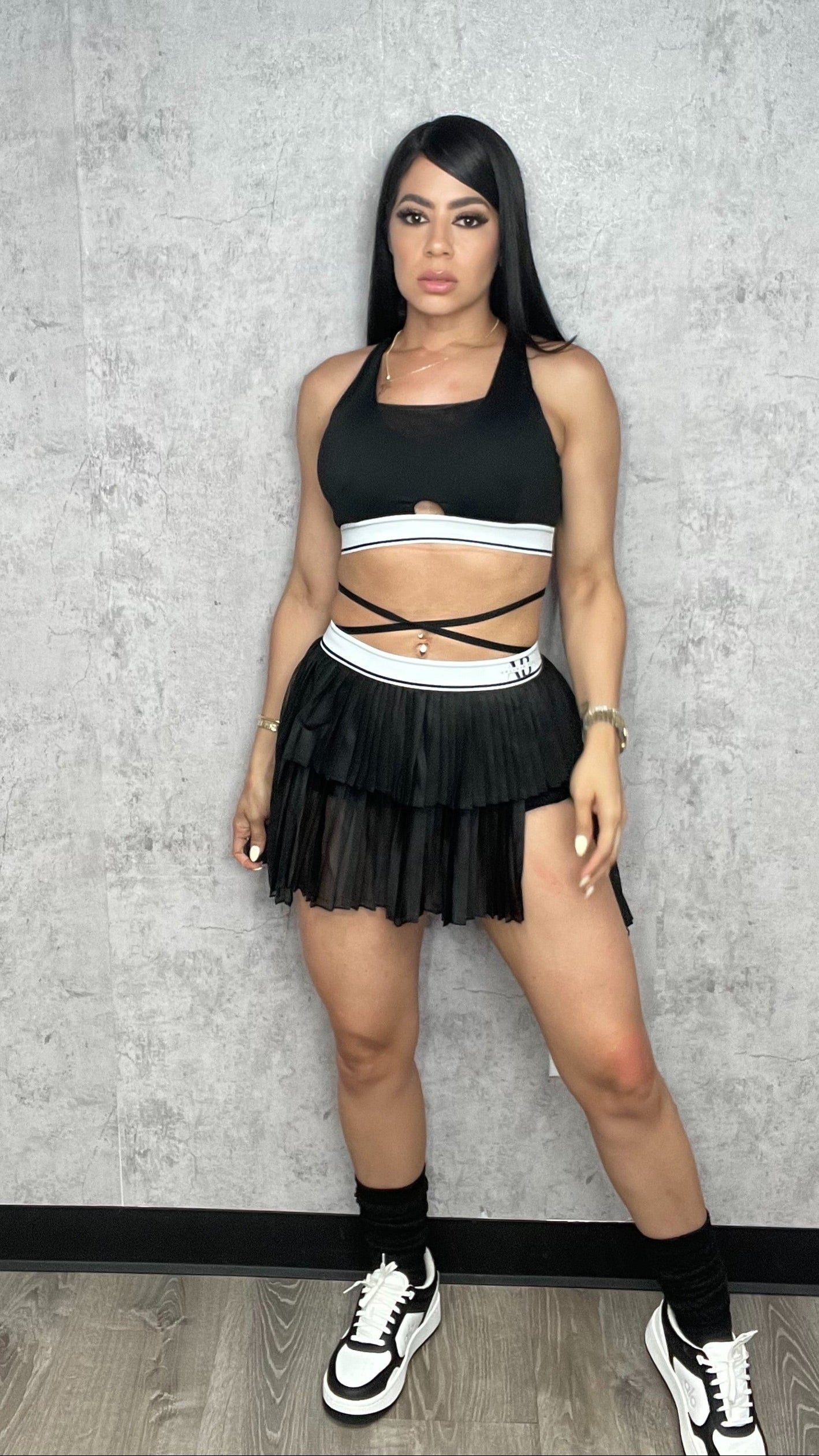Laly Skirt Set Black