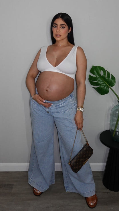 BASIC WHITE CROP TOP
