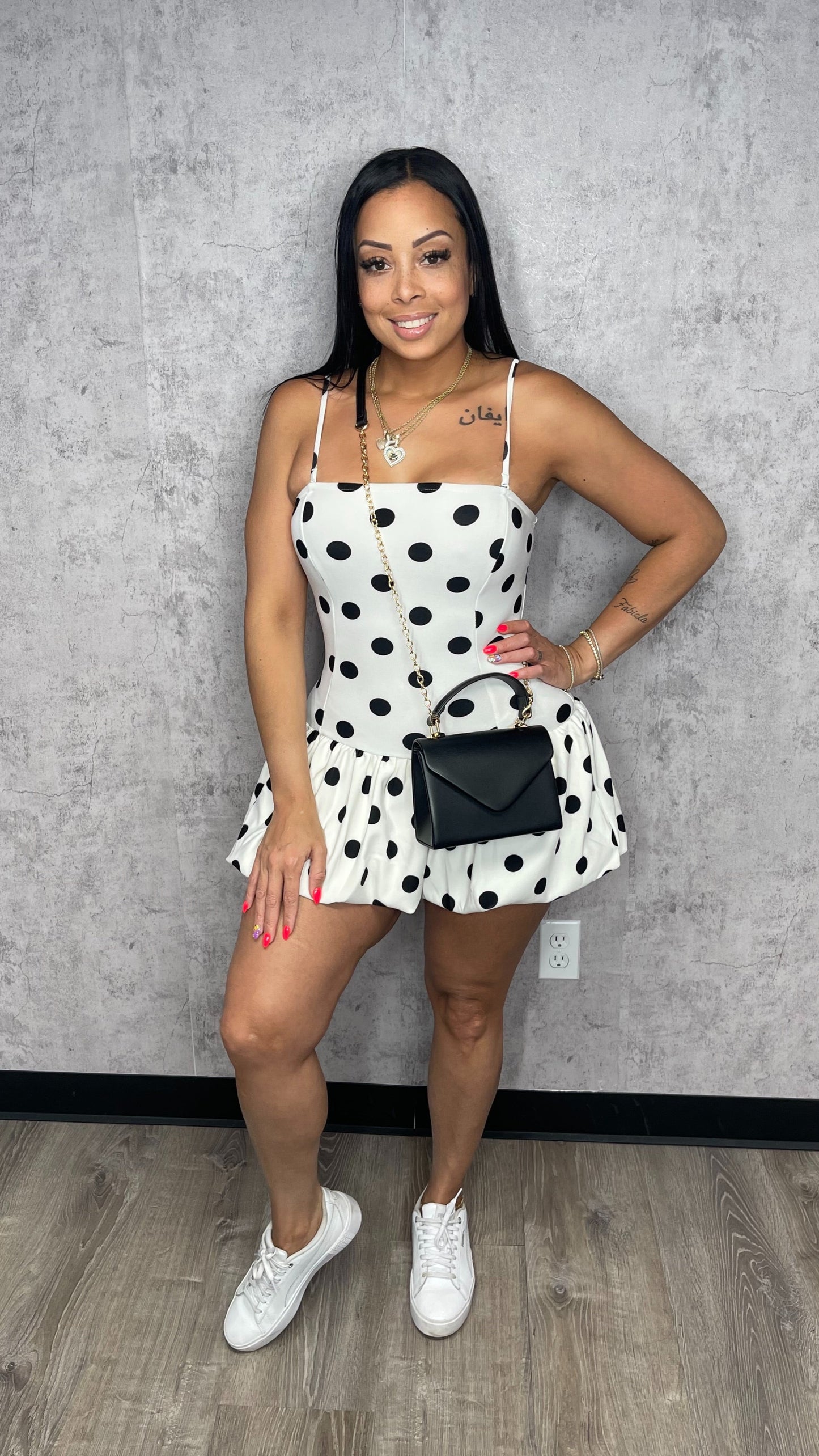 Polka Dots Mini Dress