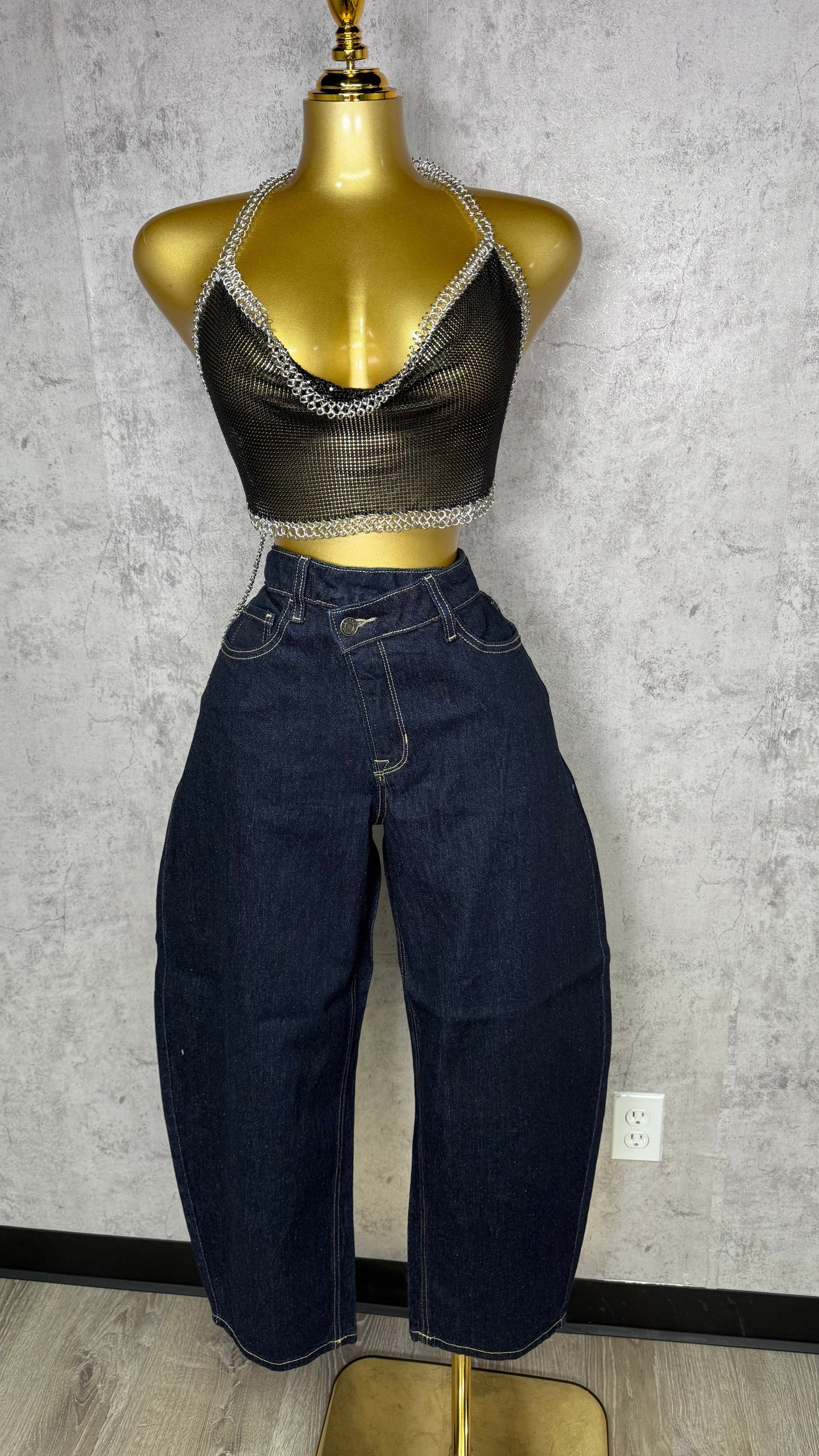 CELLO ASYMMETRIC BARREL PANTS