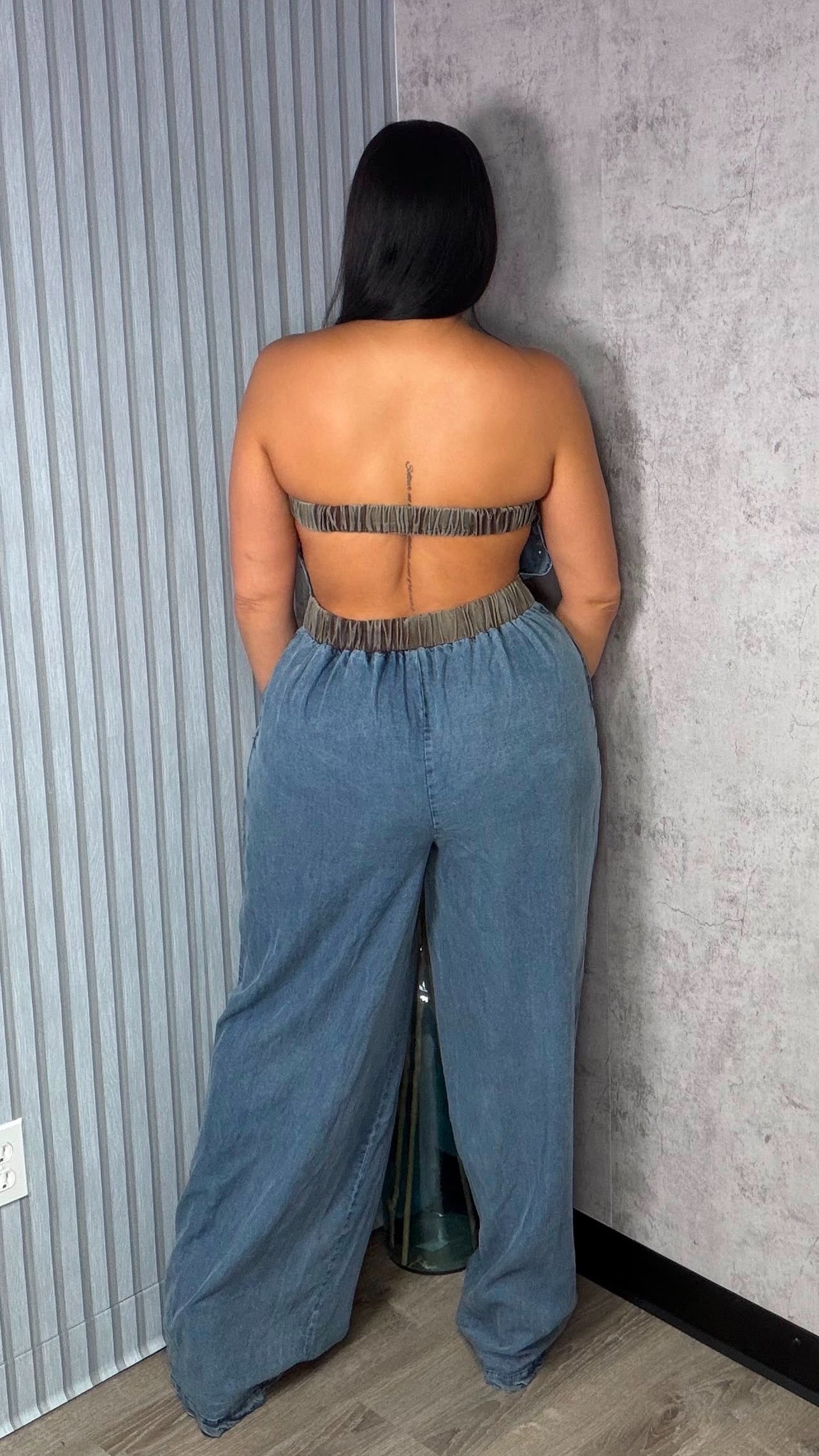 SAMIRA DENIM JUMPSUIT
