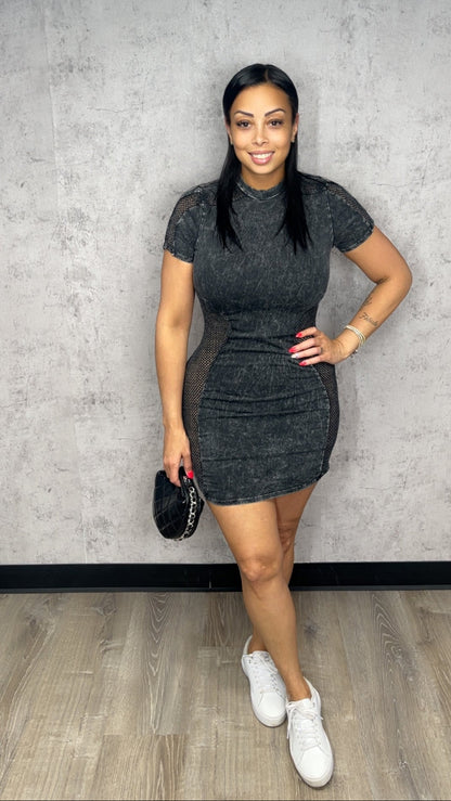 Mineral Black Wash Dress