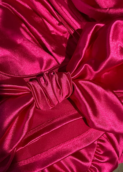 Sarah Satin Pink Set
