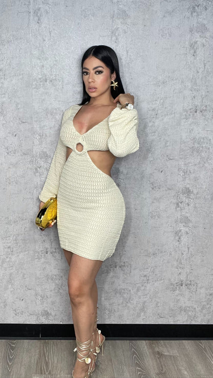 Cout Out Crochet Dress