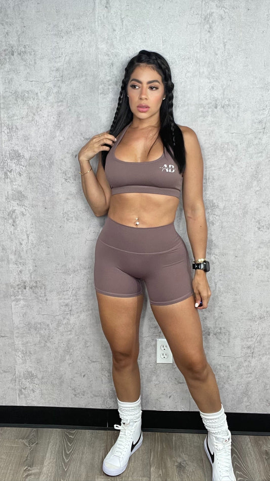 Michy Purple Short Set