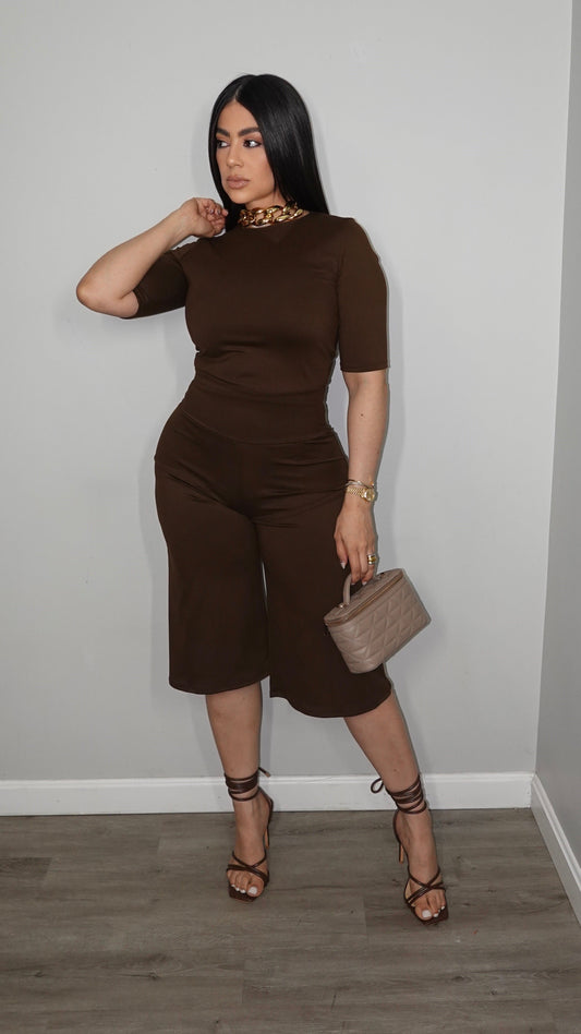 ESPRESSO  PANTS SET