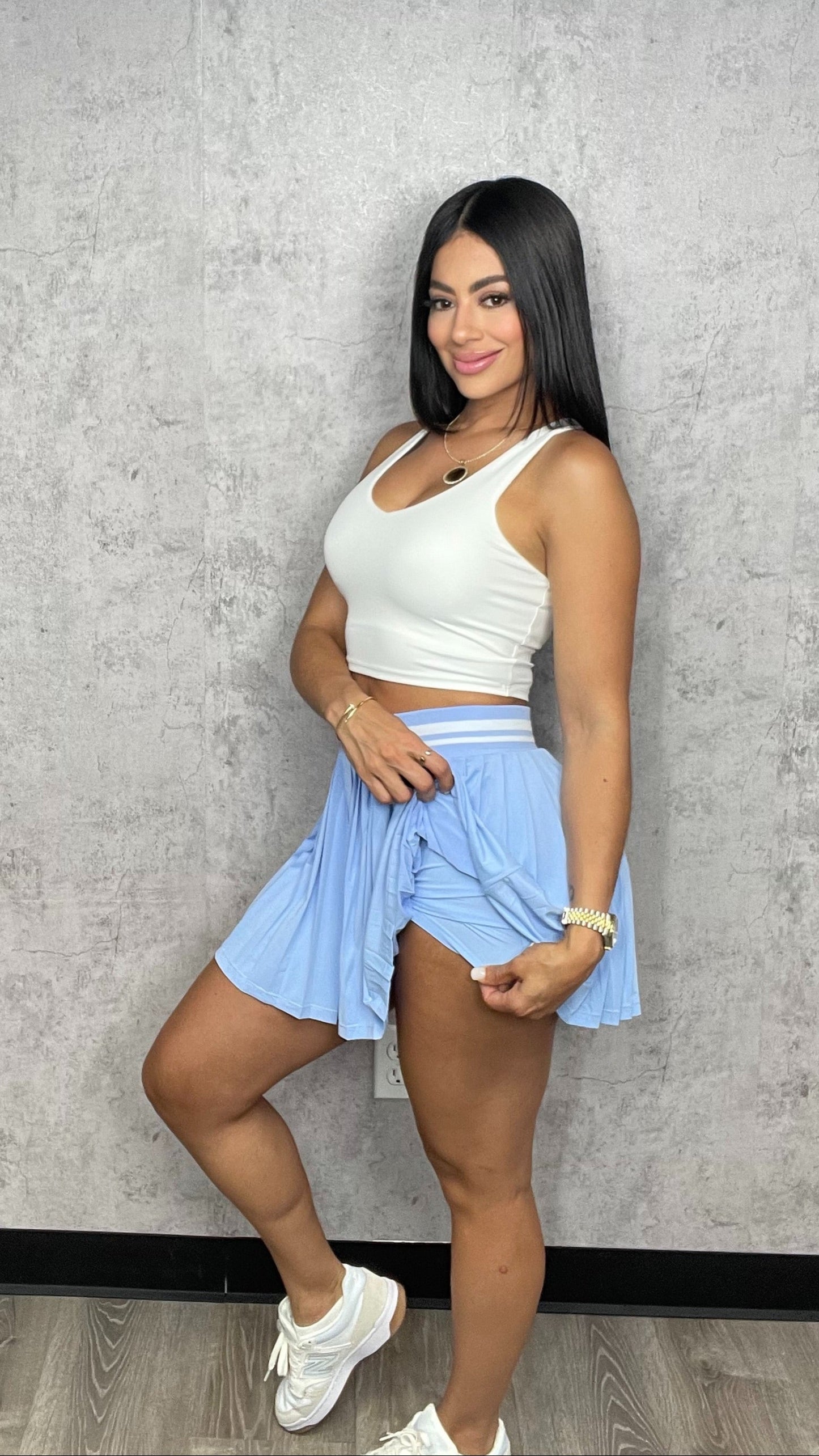 Arya Striped Set Blue