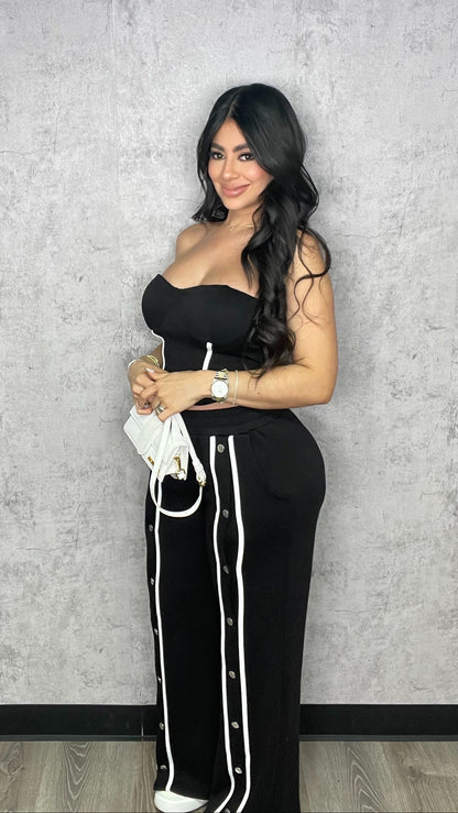 Leah Black Pants Set (RESTOCK)