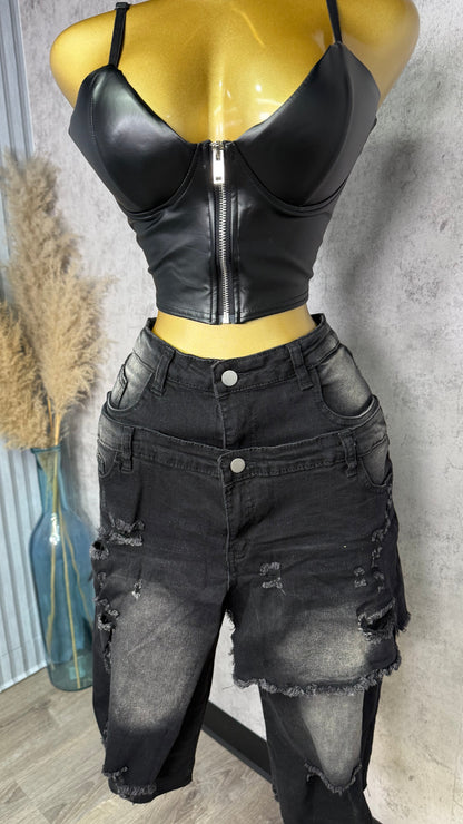 ARIANNA BLACK BUSTIER