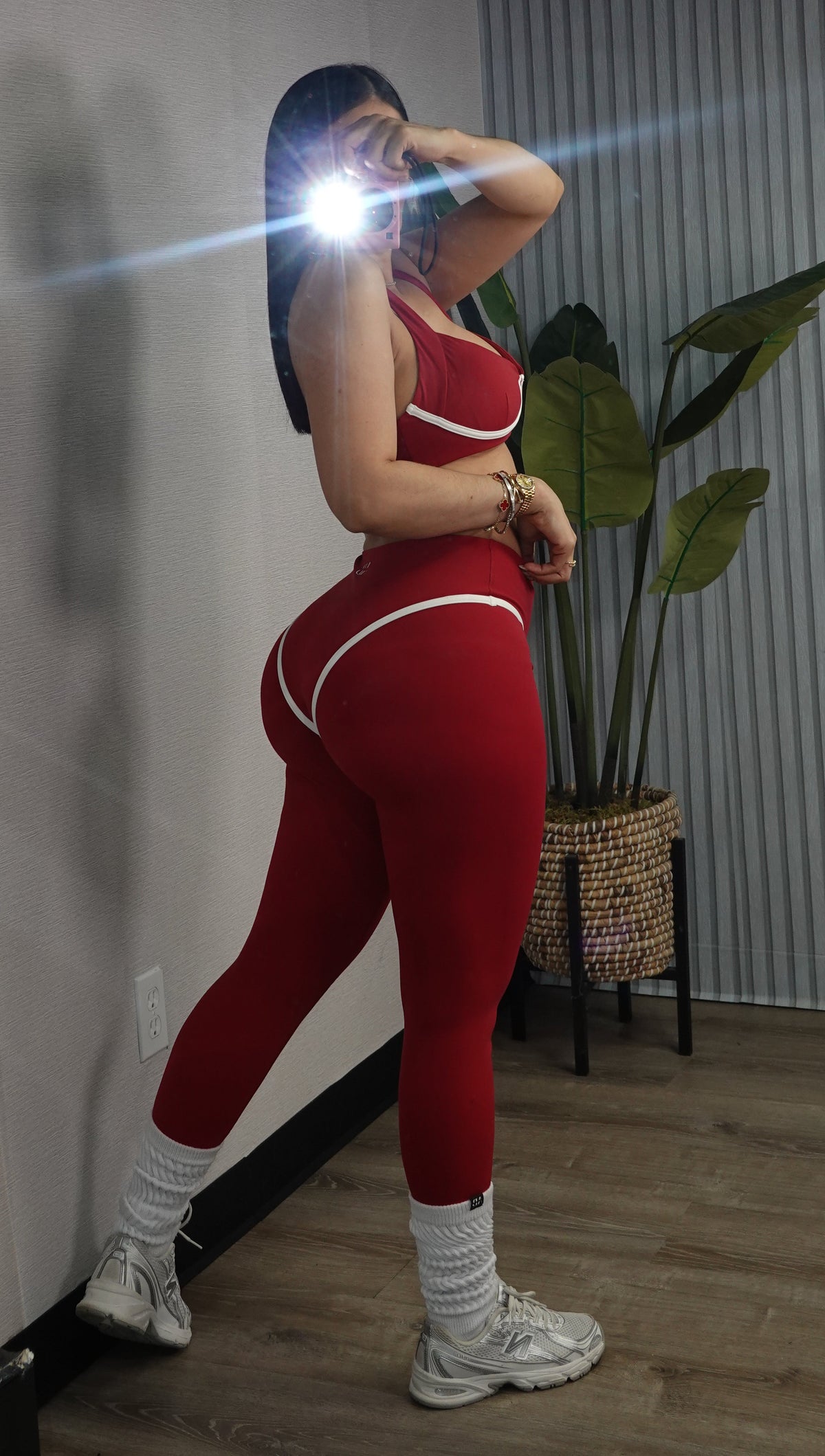 KARLET BURGUNDY PANTS SET