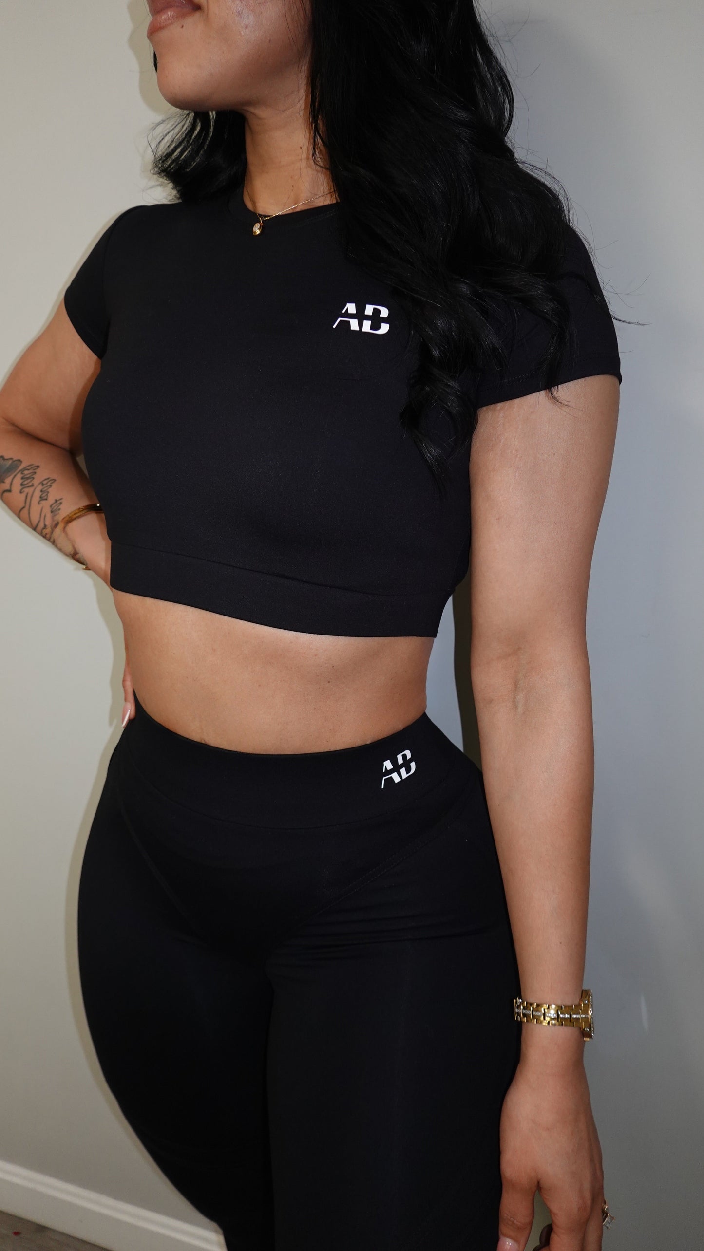 AB NAYMA BLACK PANTS SET