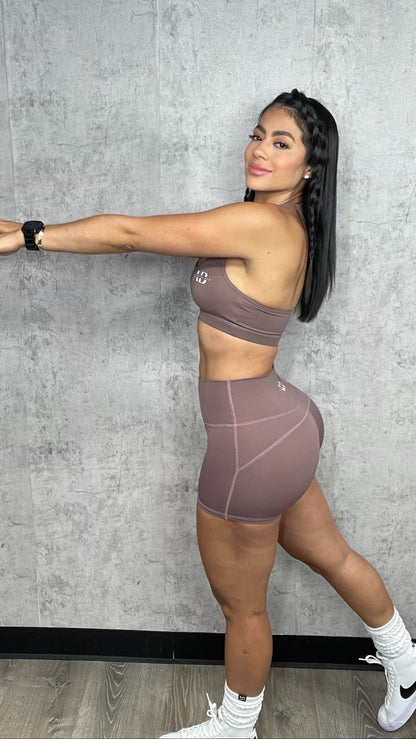 Michy Purple Short Set