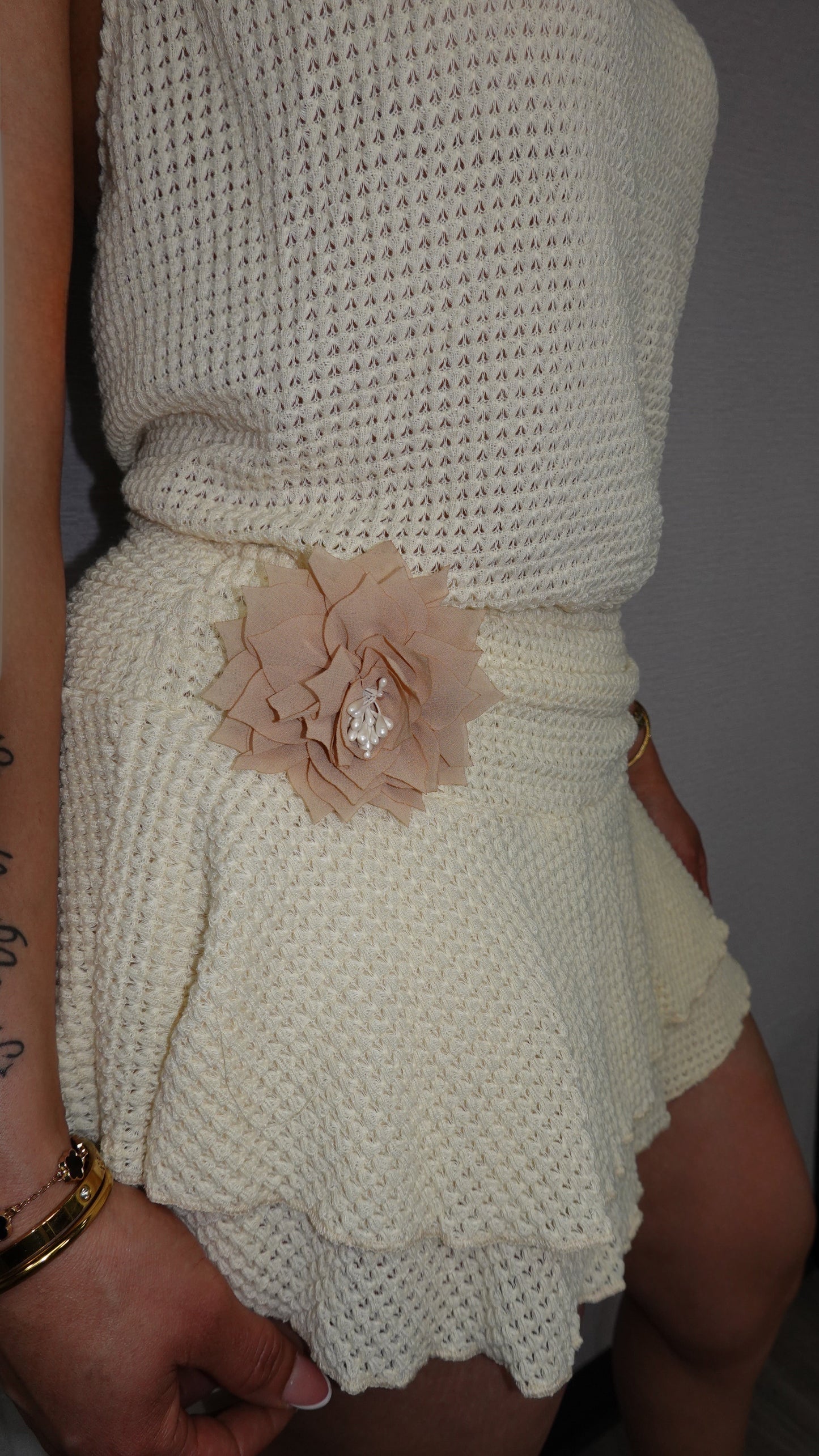 CROCHET MINI DRESS