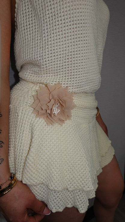 CROCHET MINI DRESS