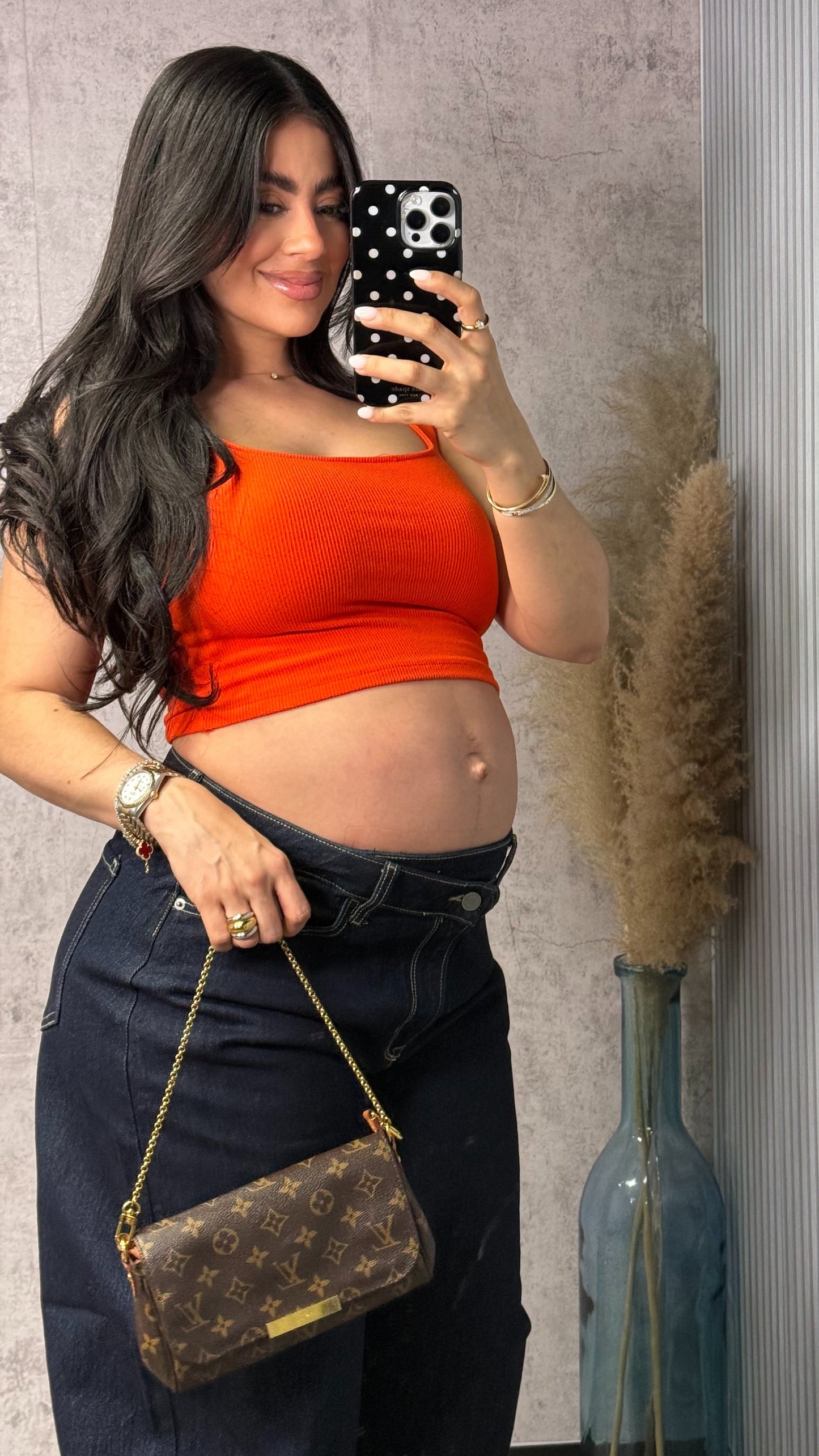 BASIC ORANGE CROP TOP