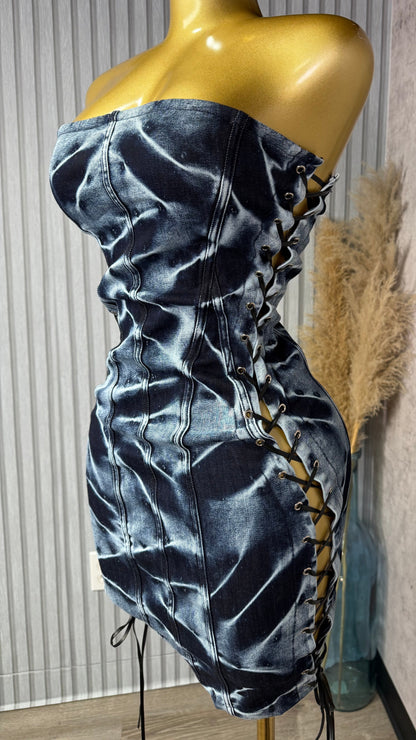LENNA DENIM DRESS