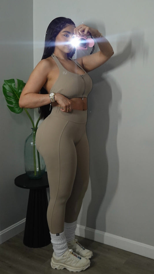 AB FLAXEN PANTS SET