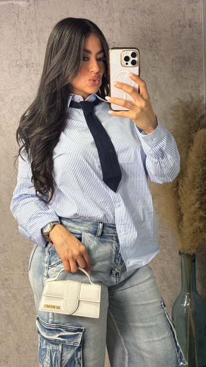SHIRT W CORBATA