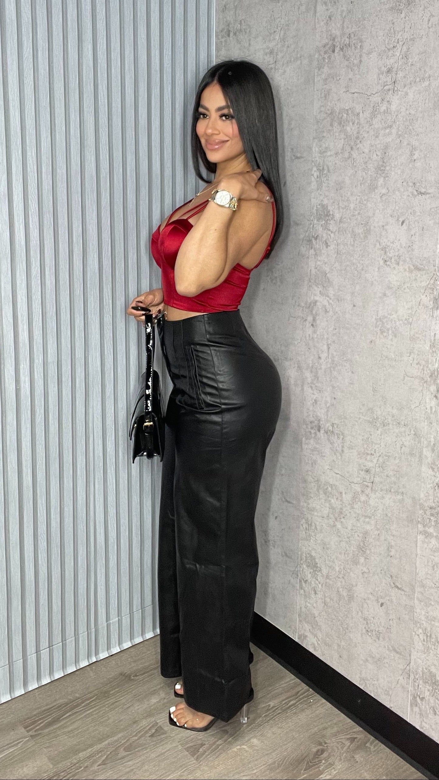 Ale Leather Pants Black