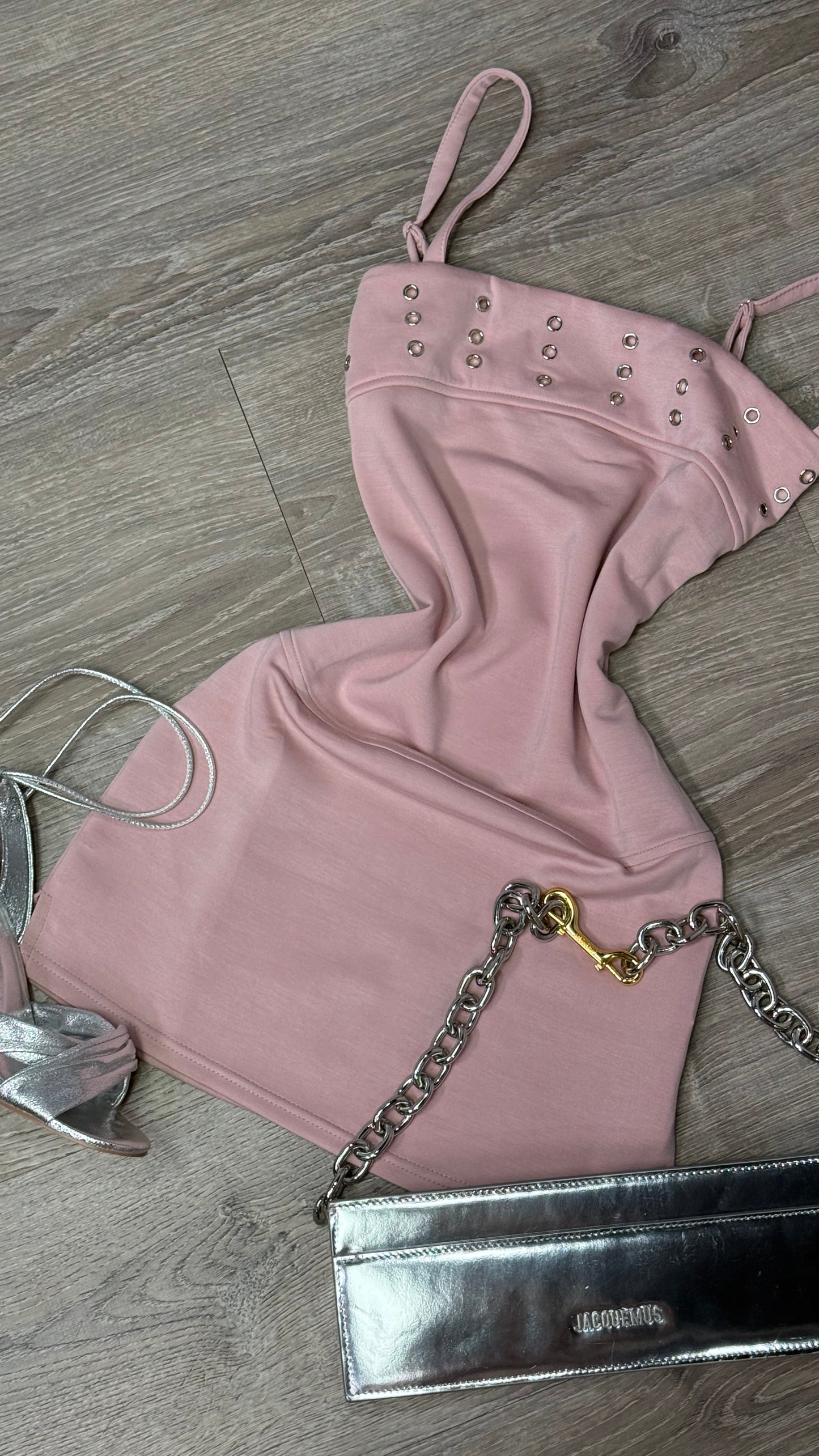 ROSE DRESS DUSTY PINK