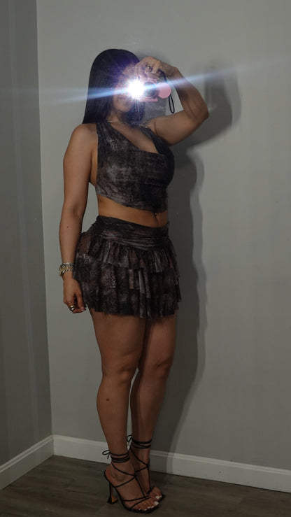 LINA ANIMAL PRINT SET