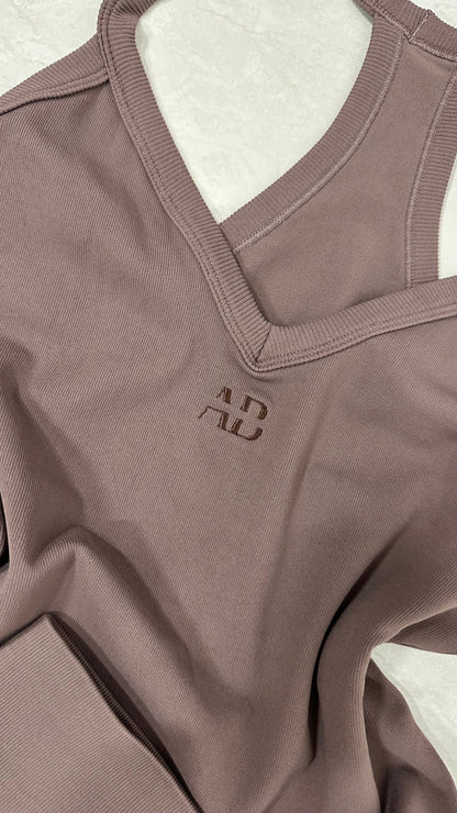 AB TAN SHORT SET