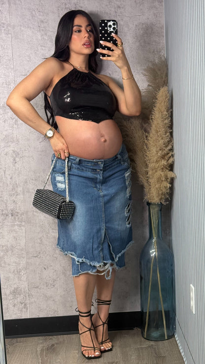 LESLIE BLACK TOP