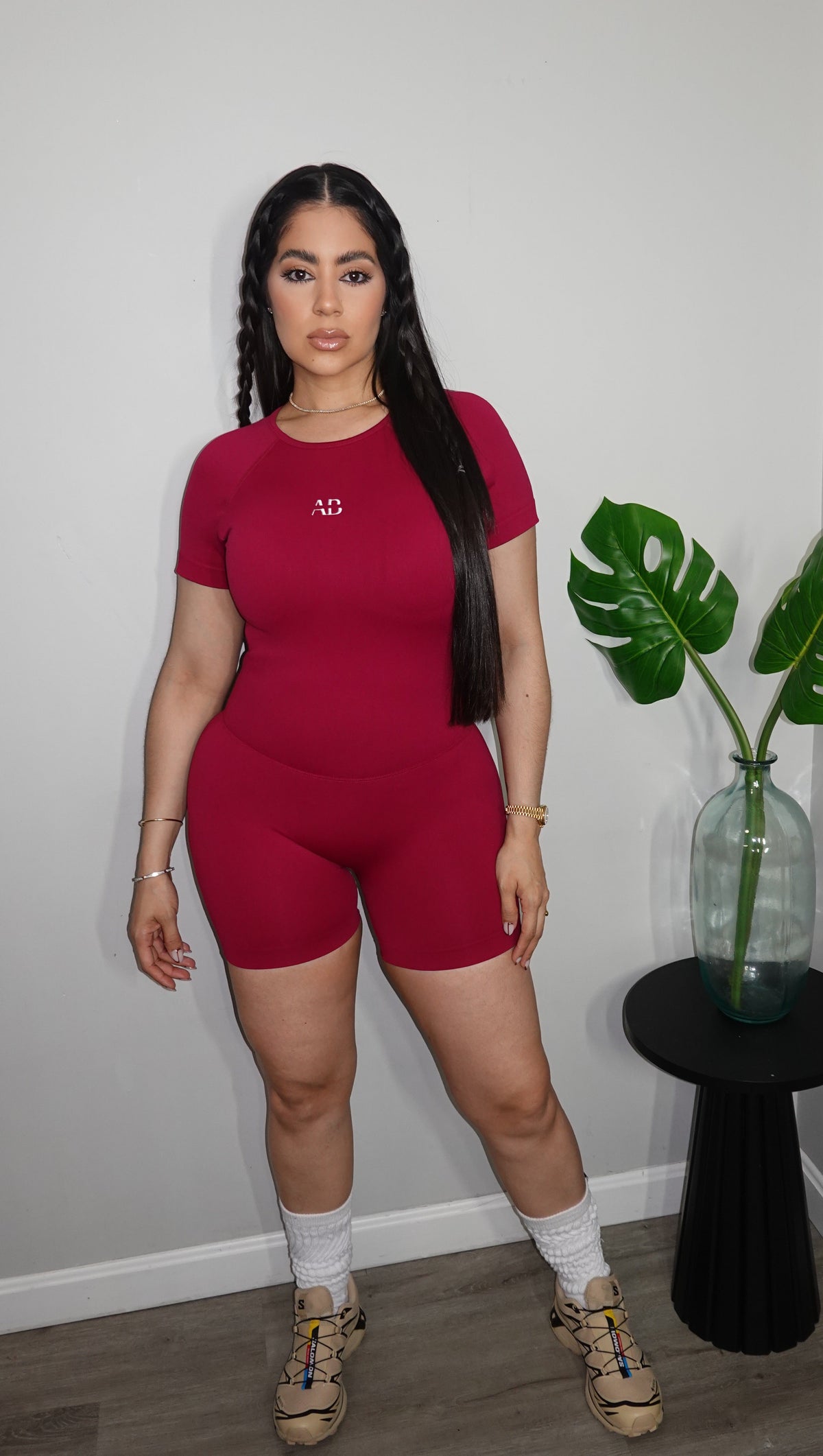 IRMA AB BERRY RED ROMPER