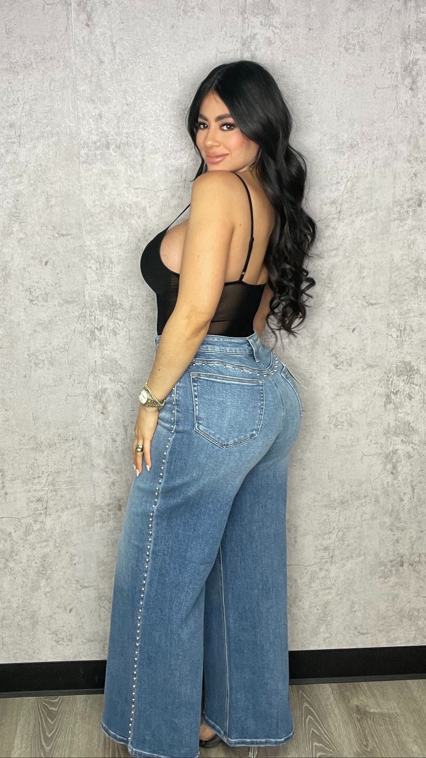 CELLO Studs Denim Pants