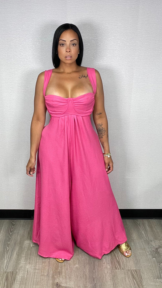 SOLENNY PINK JUMPSUIT