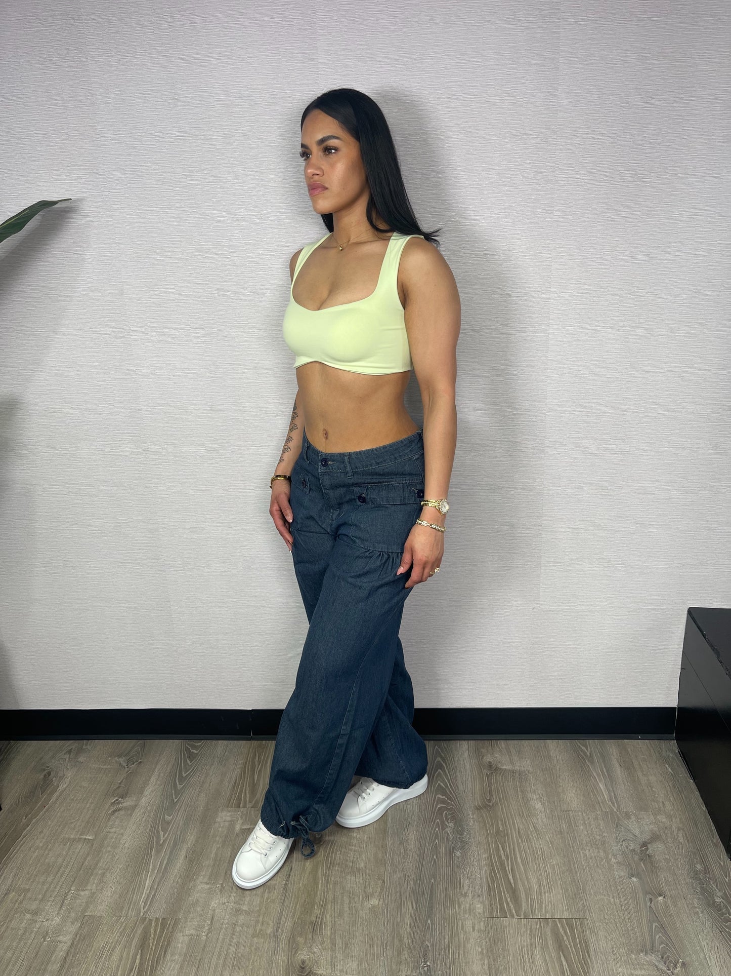 ANGELA ONE SIZE TOP GREEN