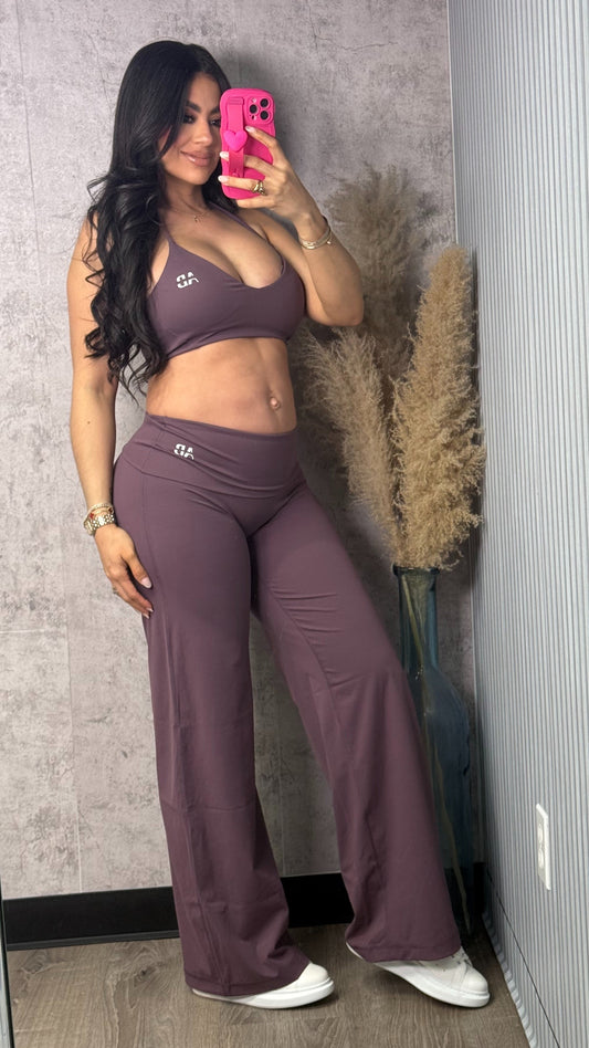 AB SPRING-EVERYDAY PANTS SET PURPLE