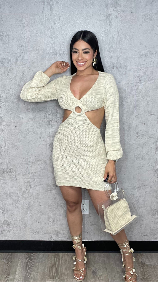 Cout Out Crochet Dress