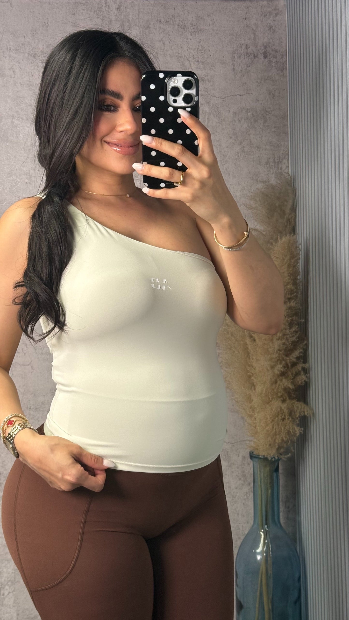 KARLA PANTS SET BROWN AND MOCHA