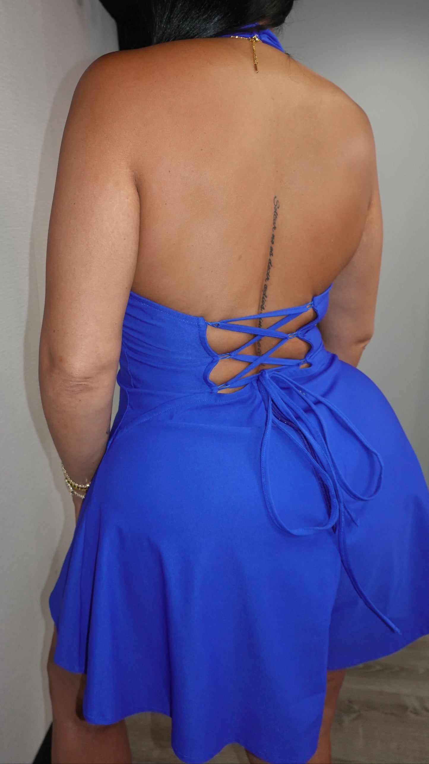 BIANCA BLUE ROMPER
