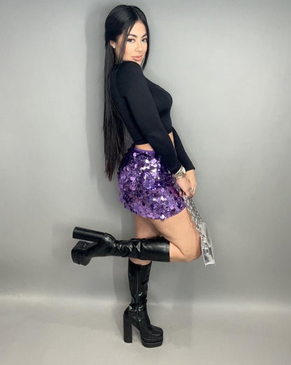 Cosmo Purple Skirt