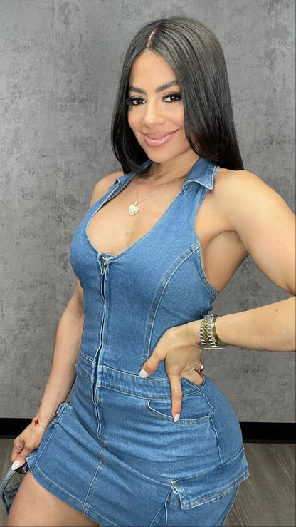 Natty Denim Dress