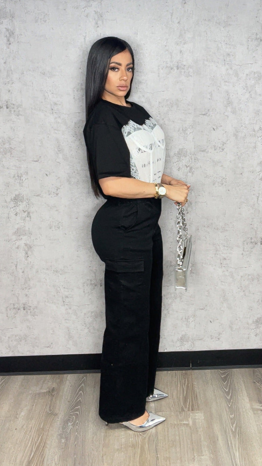 Blusa Corset Black