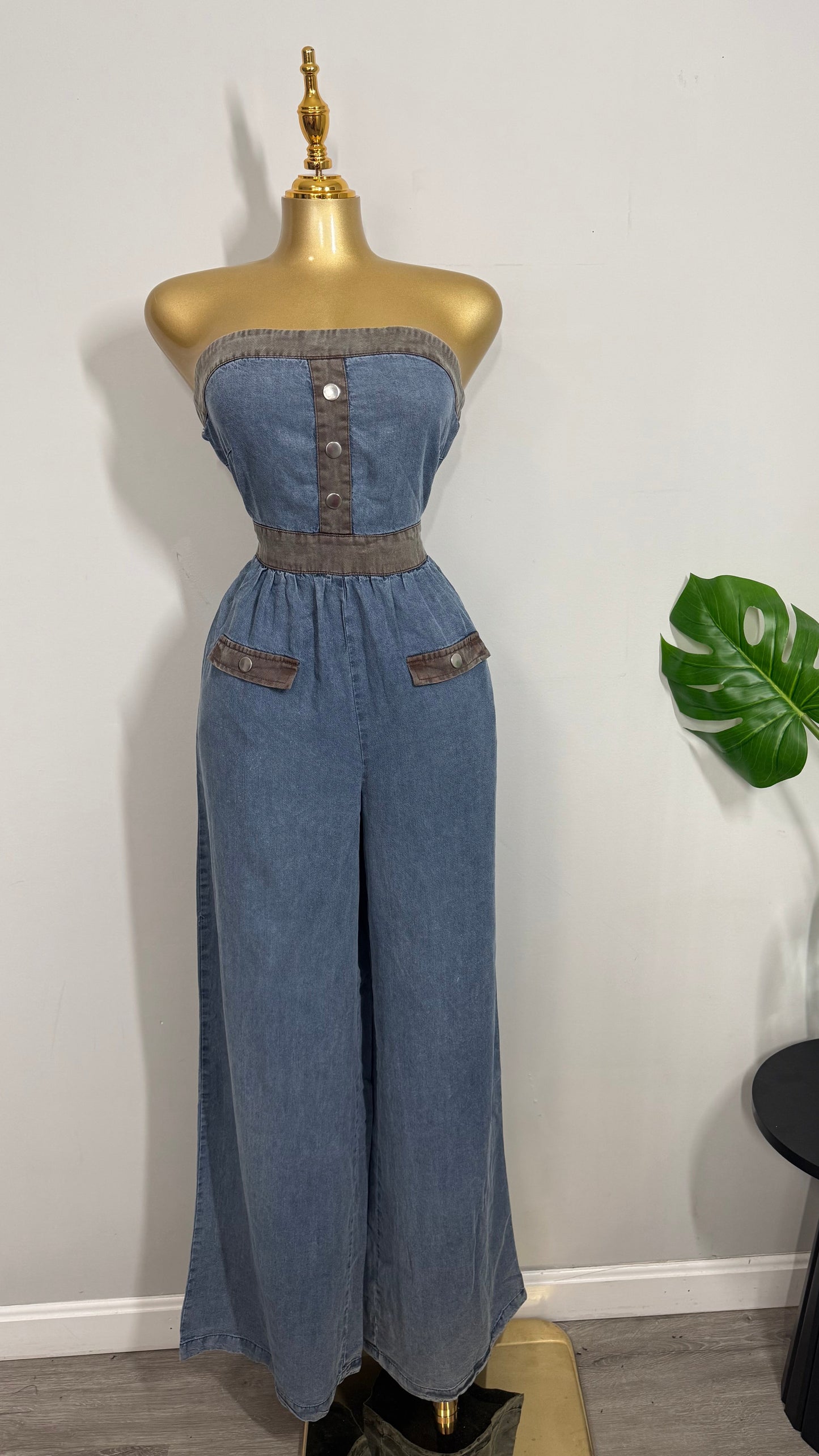 SAMIRA DENIM JUMPSUIT