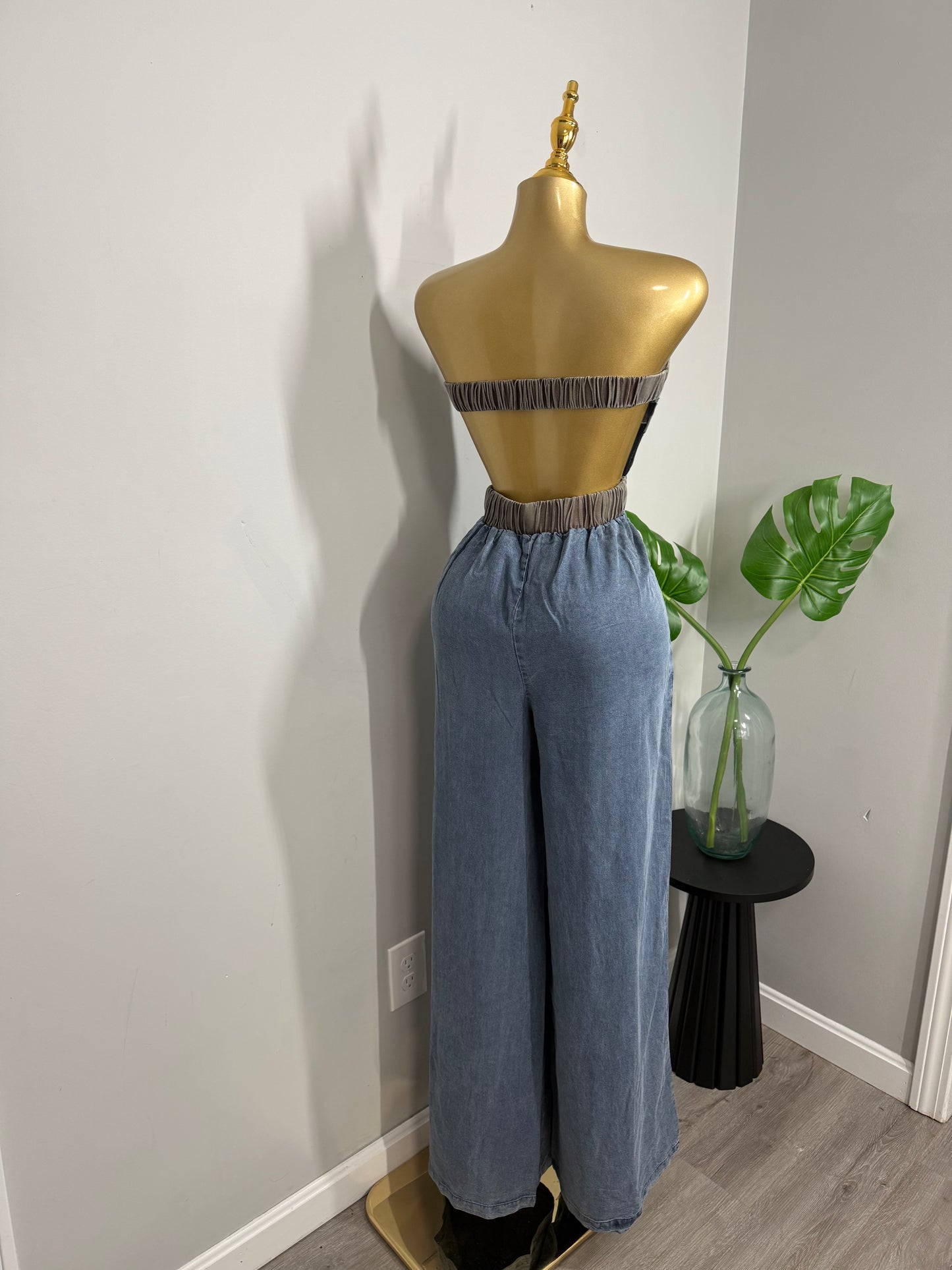 SAMIRA DENIM JUMPSUIT