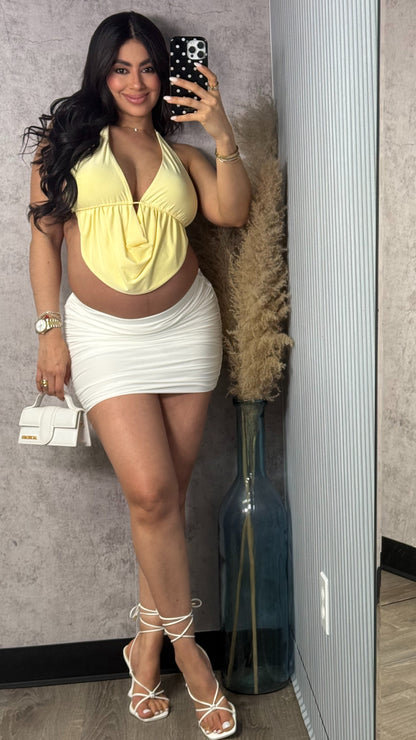 MARU WHITE SKIRT