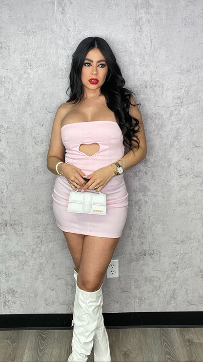 Baby Heart Pink Dress