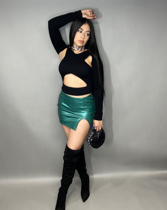 Alinna Green Skirt
