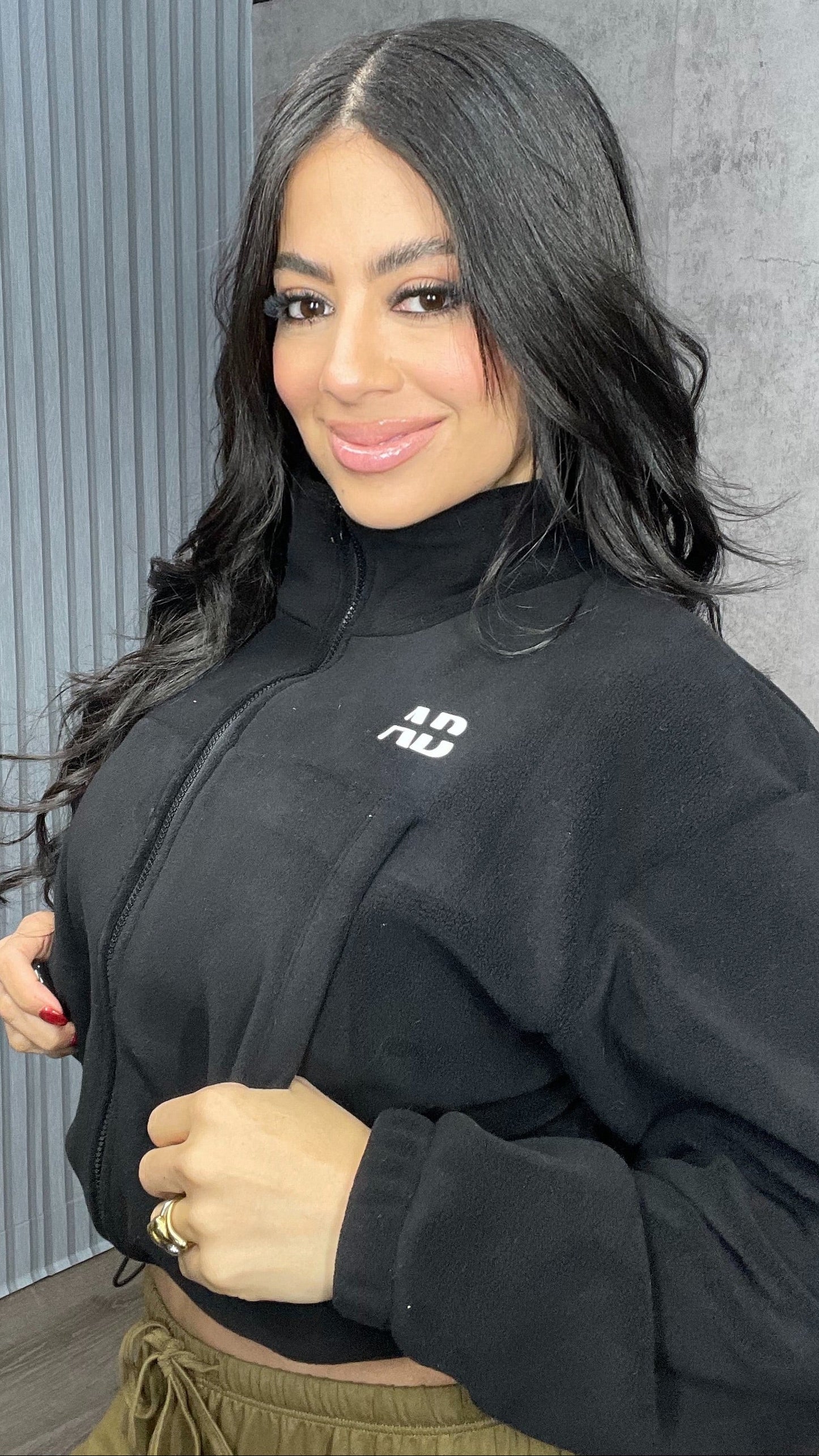 AB BLACK THIKER JACKET