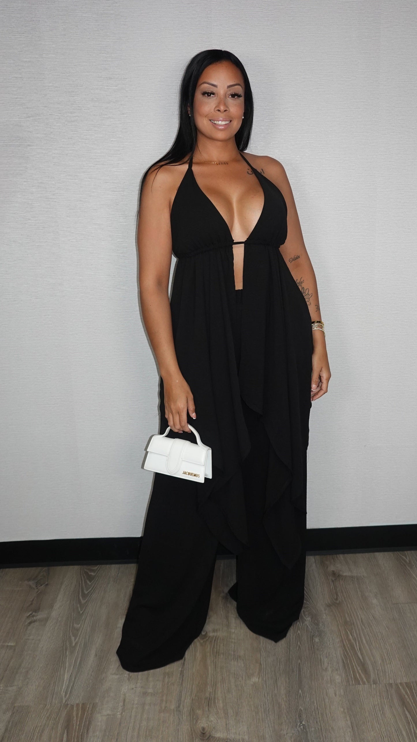 LUCIAM BLACK PANTS SET